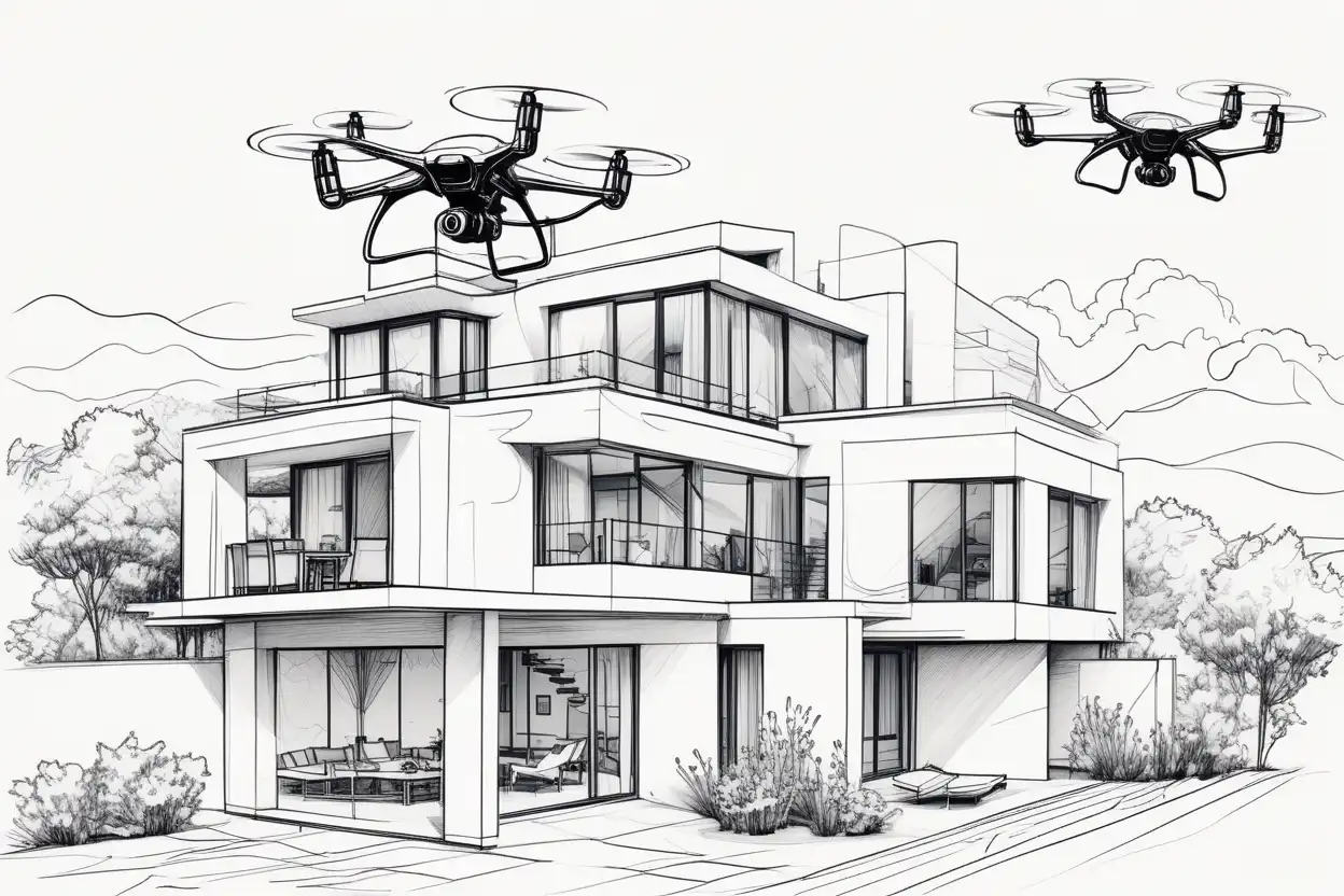 Les drones dans l’immobilier et la construction