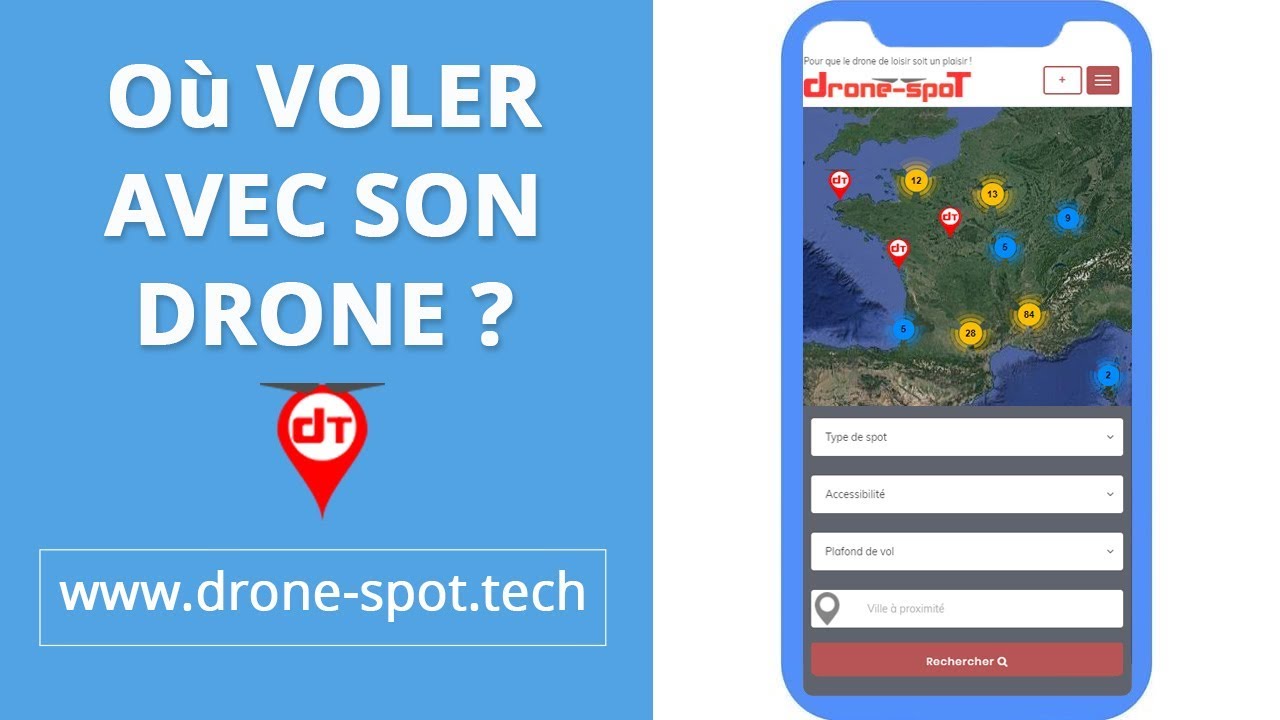 OU FAIRE VOLER SON DRONE EN FRANCE ? DRONE SPOT VOUS AIDE !