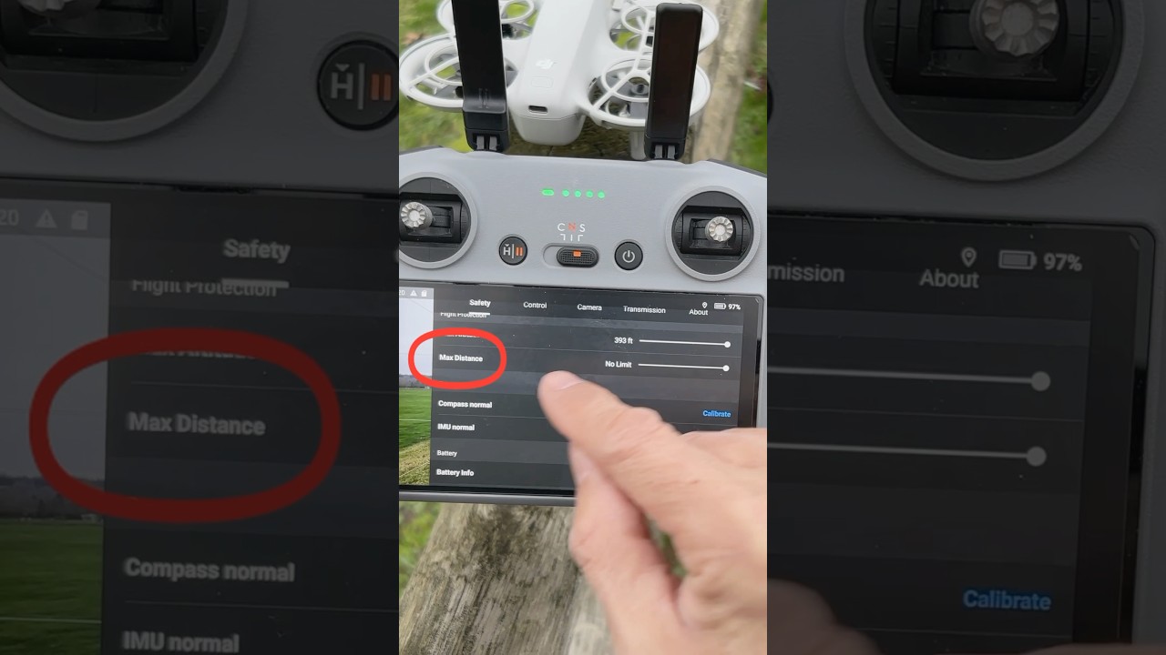 🔥DJI NEO: How to Set Max Distance& CRASH! 🚀#dji #drone #shorts