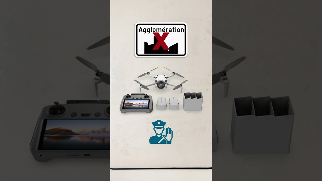 Faire voler son drone en ville !  #drone #dji #mini4pro #réglementation
