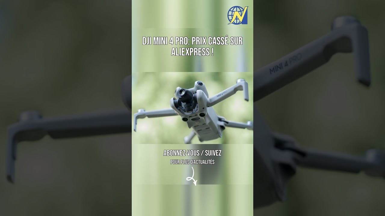 🔥Drone DJI Mini 4 Pro: Prix CHUTE LIBRE ! 😱 #ActuUrgente #shorts