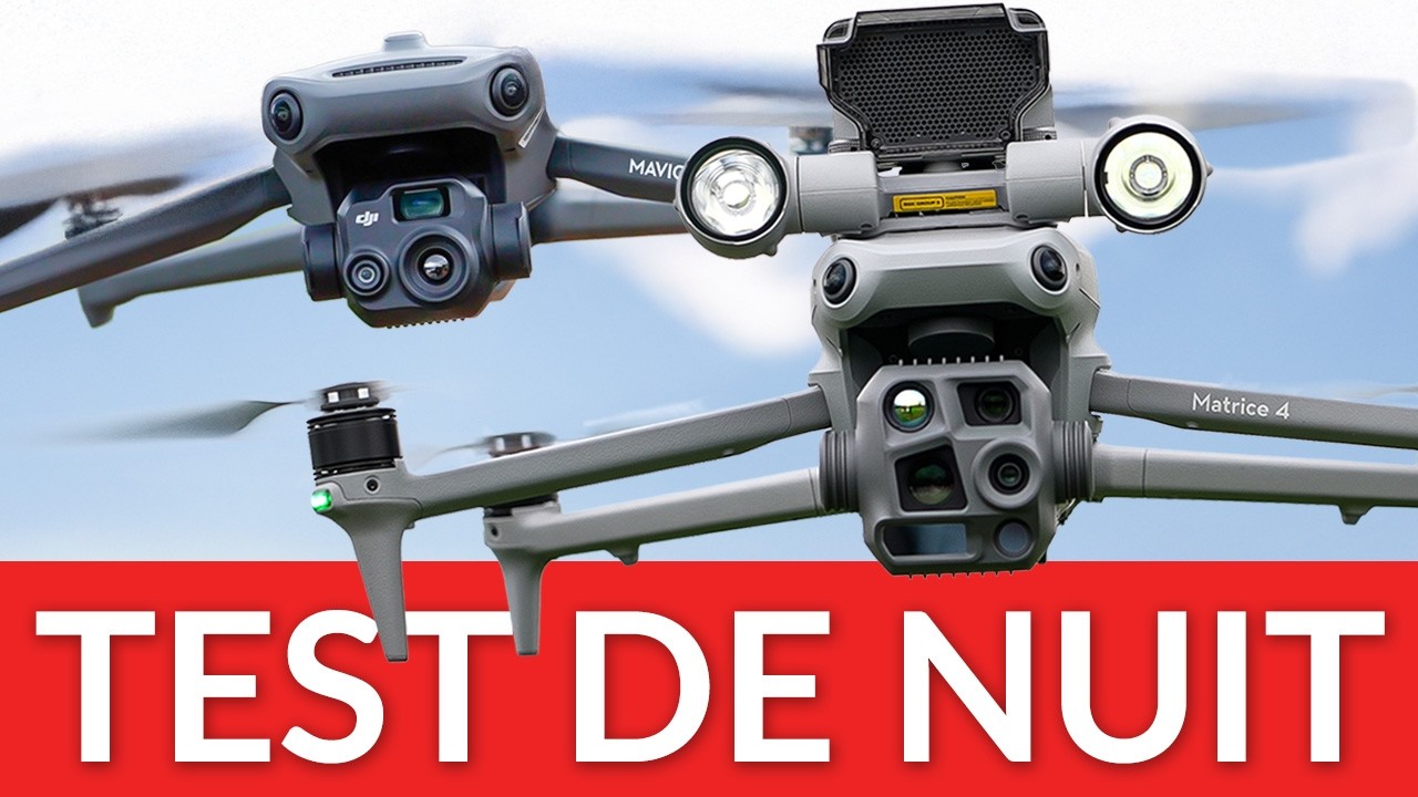 🚨 Une évolution majeure: duel de nuit entre le DJI Mavic 3 Thermal et le Matrice 4T