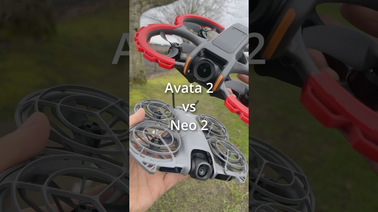 🔥DJI Avata 2 vs latest Neo 2: Better FPV camera? 🚀#dji #drone #shorts