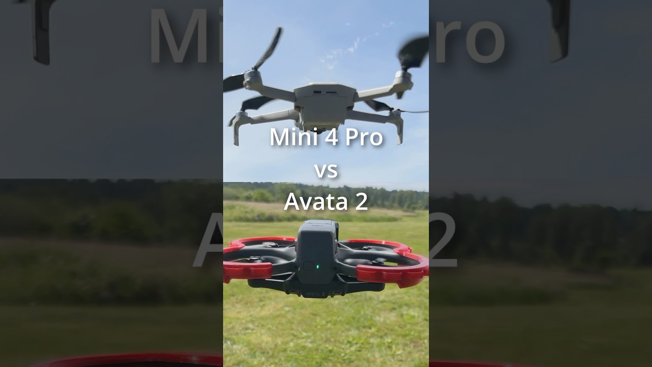 🔥DJI Mini 4 Pro vs Avata 2: better FPV mode? 🚀#dji #drone #shorts