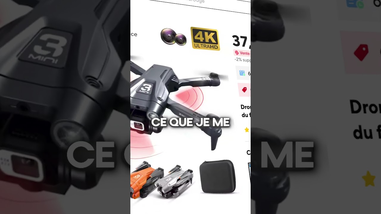 Voici le drone le moins cher du monde 👀🚁